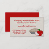 Country Apple Pie D2 Business Cards (Front/Back)