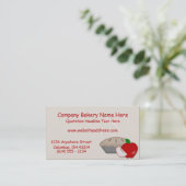 Country Apple Pie D2 Business Cards (Standing Front)