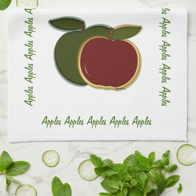 Country Apples Kitchen Towel (Folded)