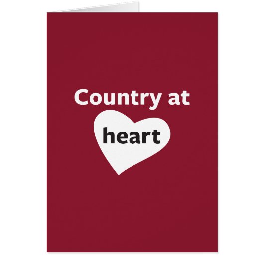 Country at Heart Cards (Front)