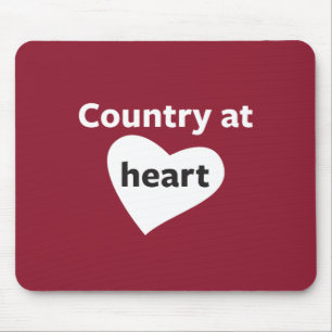 Country at Heart Mouse Pad