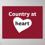 Country at Heart Poster