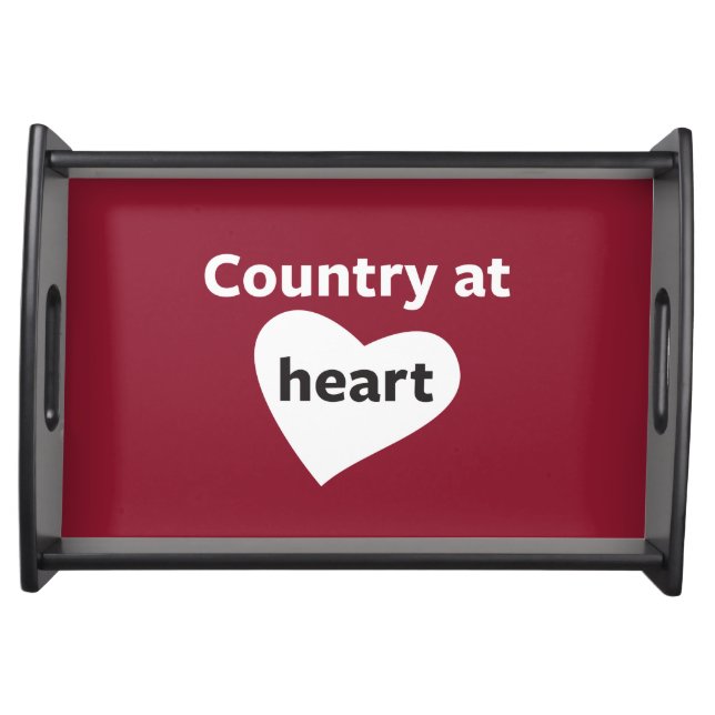 Country at Heart Serving Tray (Front)