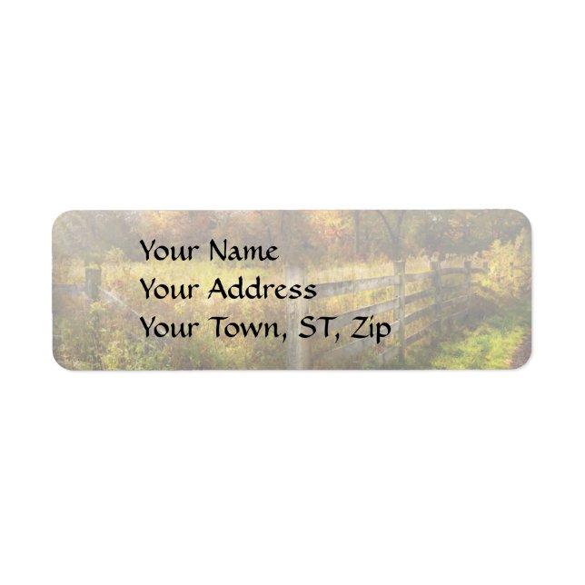 Country - Autumn years Label (Front)