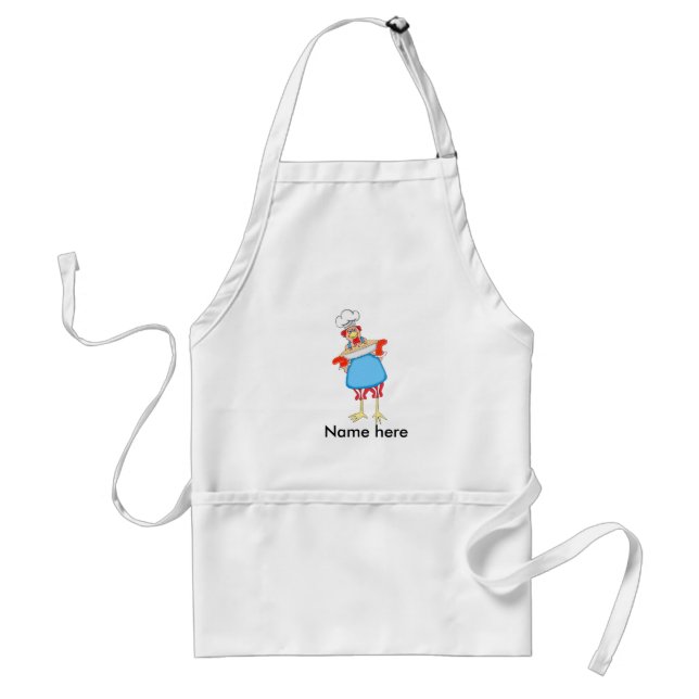 Country Baker Rooster Adult Apron (Front)