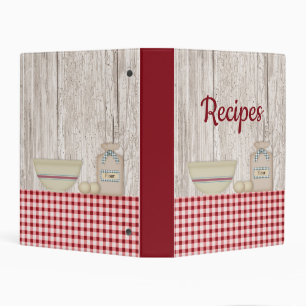 Country Baking Avery Mini Recipe Binder
