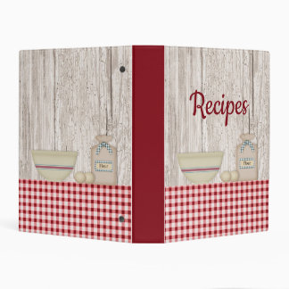 Country Baking Avery Mini Recipe Binder