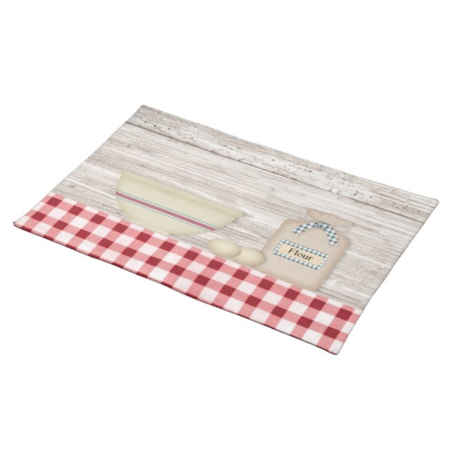Country Baking Placemat (On Table)