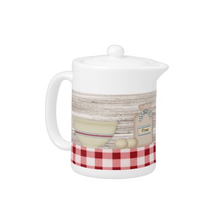 Country Baking Teapot