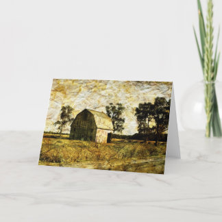 Country Barn Card