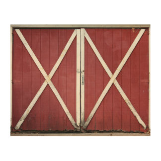 Country Barn Doors Wood Wall Decor