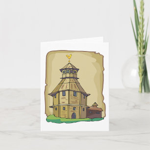 Country Barn House Card