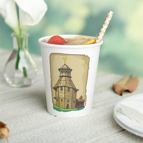 Country Barn House Paper Cups