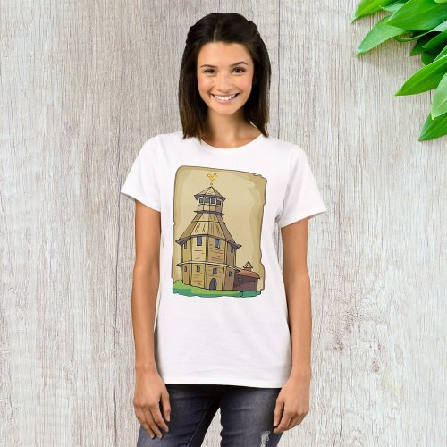 Country Barn House T_Shirt
