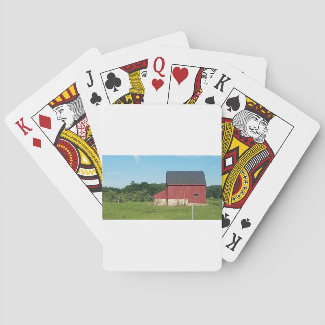 Country Barn Poker Cards (Back)