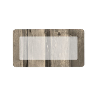 Country Barn Wood Label