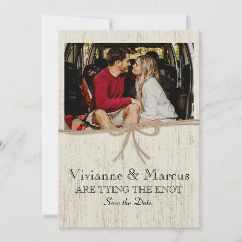 Country Barn Wood Save the Date