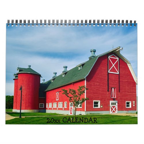 Country Barns Tractors Farms Calendar