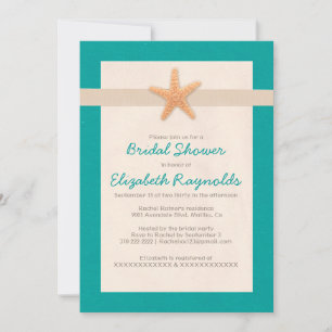 Country Beach Destination Bridal Shower Invitation