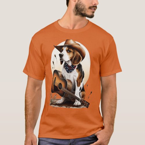 Country Beagle 4 T_Shirt