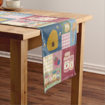 Country Berry Patchwork Cheater Quilt Pattern
