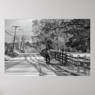 Country Bike Ride Poster