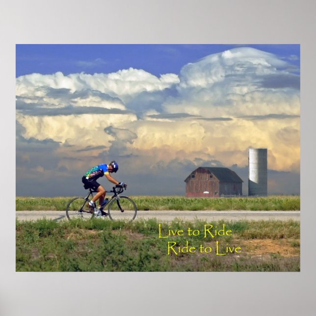 Country bike ride poster (Front)