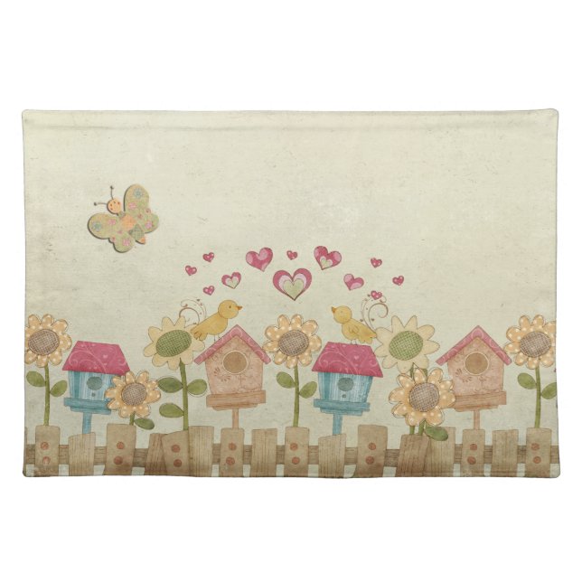 Country Bird House Placemat (Front)