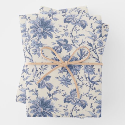 Country Blue  Wrapping Paper