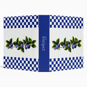 Country Blueberries Recipe Binder