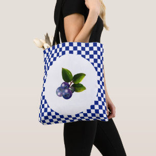 Country Blueberries Tote Bag