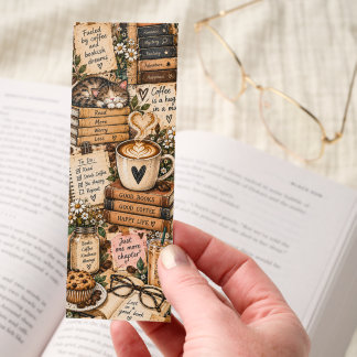 Country Books and Coffee Bookmarks