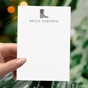 Country Boot Flat Note Card