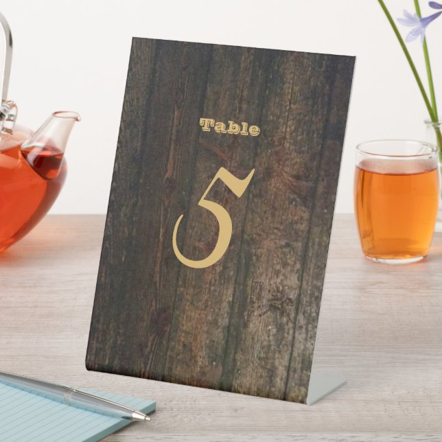Country Boots Hat Barn Wood Wedding  Pedestal Sign (In SItu)