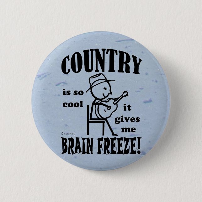 Country, Brain Freeze Button (Front)
