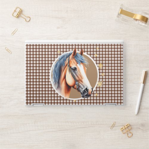 Country Brown Horse HP Laptop Skin