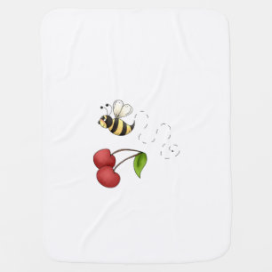 Country Bumble Bee Unisex Swaddle Blanket