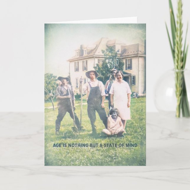 COUNTRY BUMPKINS Greeting Card (Front)
