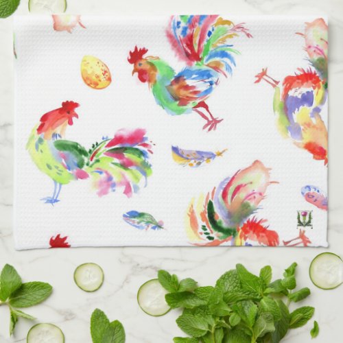 Country Bumpkins Rooster Kitchen Towel 53086