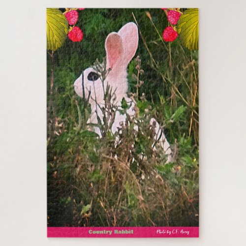 Country Bunny Rabbit Jigsaw Puzzle