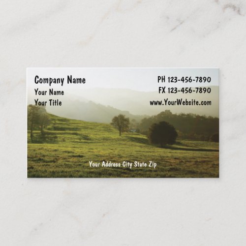 Country Business Card