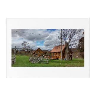 Country Cabin Acrylic Print