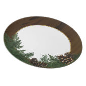 Country Cabin Pine Cone Dinnerware (Right Side)