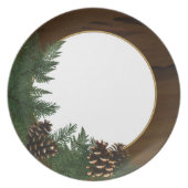 Country Cabin Pine Cone Dinnerware (Front)