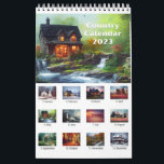 Country Calendar 2023 Wall Calendar<br><div class="desc">The Country Calendar 2023 Wall Calendar features stunning full-color country-style artwork and plenty of room to add your own events, appointments, and notes on each of the twelve monthly grids. Country Calendar 2023 features beautiful images that evoke a sense of peace, inspiration, and gratitude, reminding us of home, family, and...</div>