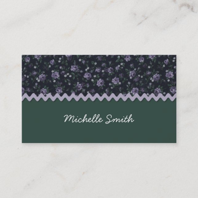 Country Calico Business Card (Front)