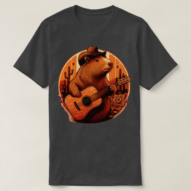Country Capybara 3 T-Shirt (Design Front)