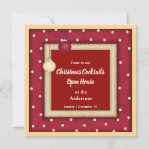 Country Casual Christmas Party Invitation