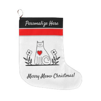 Merry Meow Christmas Stockings