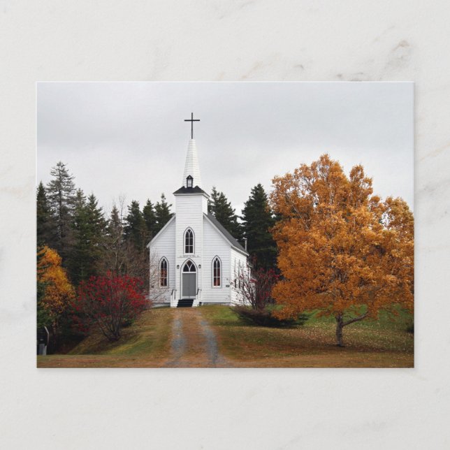 Country Chapel Postcard (Front)